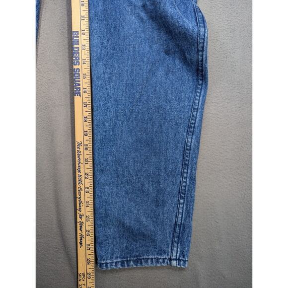 Vintage Gitano Jeans Womens 32 18W High Rise Mom Blue Gray Two Tone - Picture 9 of 10
